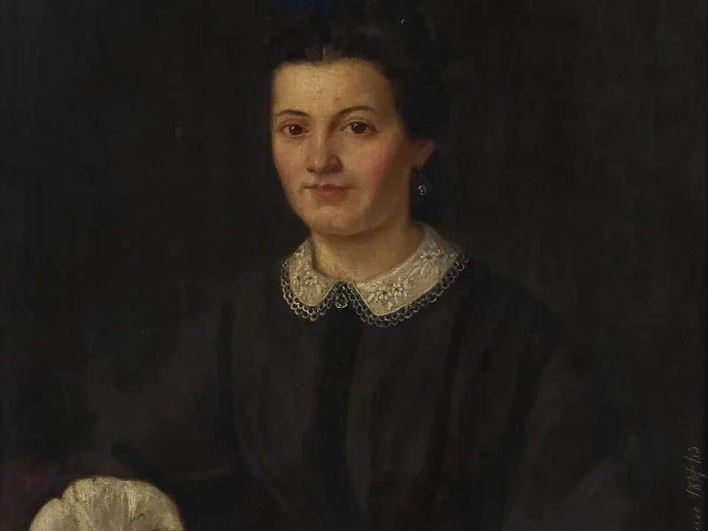 1834-Jan Kostěnec - Ritratto di una ragazza sconosciuta